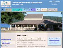Tablet Screenshot of lmcbeachclub.com